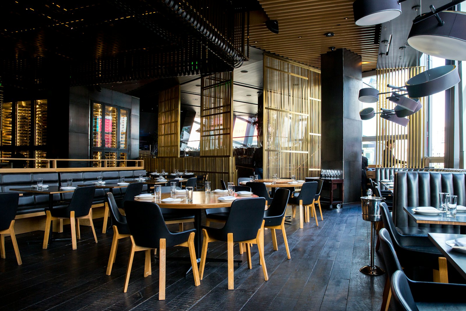Photograph of a restaurant dining room